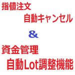 【ダウ理論】指値自動キャンセル＆自動ロット調整