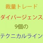 Original_Tech_Line_V_1（テクニカル9種）にダイバージェンス、リバーサルを検出適用したインジケーター2種！