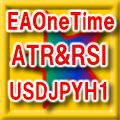 FX単発エントリーツール ATR&RSI EA OneTime USDJPY H1