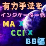 有力手法をインジケーター化/MA/BB/CCI編