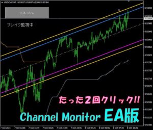 【自動チャネルアラートシステム】Channel Monitor EA版