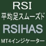 平均足スムーズドとRSIで押し目買い・戻り売りを強力サポートするインジケーター【RSIHAS】