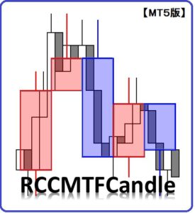 【RCCMTFCandle MT5 正式版】(MTF)マルチタイムフレーム・キャンドル RCC対応