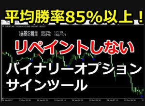 平均勝率85%以上！バイナリーオプションサインツール