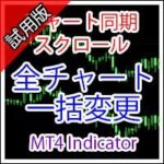 [MT4インジ]チャートのスクロールやオブジェクトを同期するインジケーター試用版[MTP_ChartSynchronizerTry]
