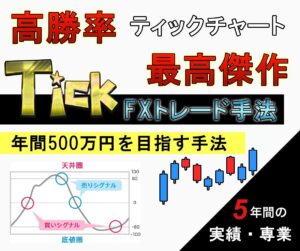 『ティックチャートFX』 Tickチャートで相場から数pipsを刈る サインツール シグナルツール（ スキャルピングやデイトレードのトレード手法 MT4のインジケーターによる必勝法 投資システム ）