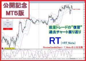 【公開記念版:MT5】裁量トレードの"復習"ソフト RT for MT5（RCC対応インジ付き)