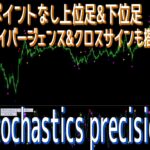 未確定の上位足がリペイントなしのリアルタイム表示&下位足も表示可能！フィルタリング付きのダイバージェンス&クロスサインも搭載した高性能ストキャスティクス【Stochastics precision】