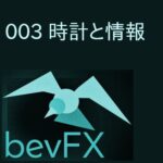 bevFXシリーズ【環境系】MT4インジケーター「003_時計と情報」