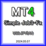 Simple_Job3-Fx USDJPY(H1)