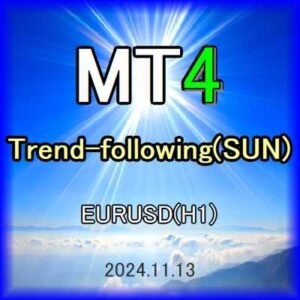 Trend-following(Sun)_EURUSD(H1)